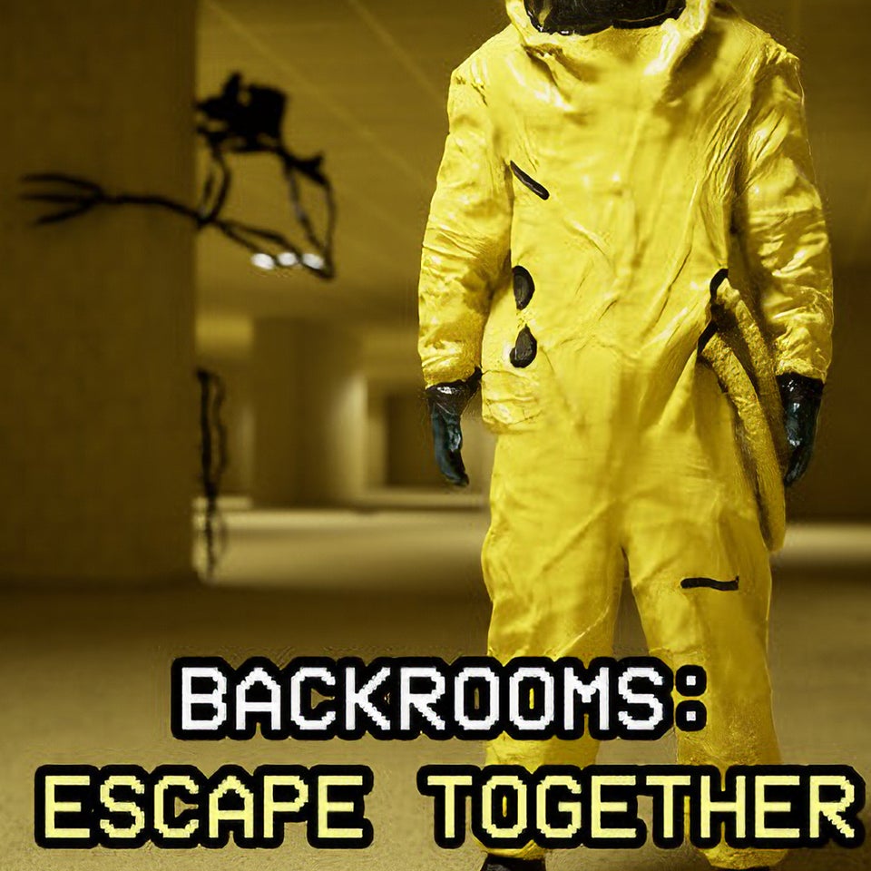 Backrooms gameplay scene from IGN